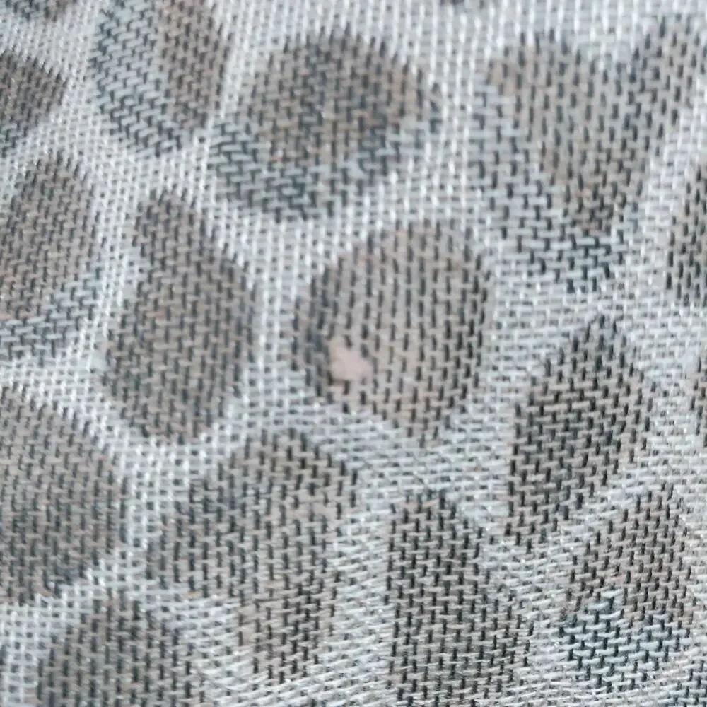 Cheetah Print Scarf Wrap Fringe Hem